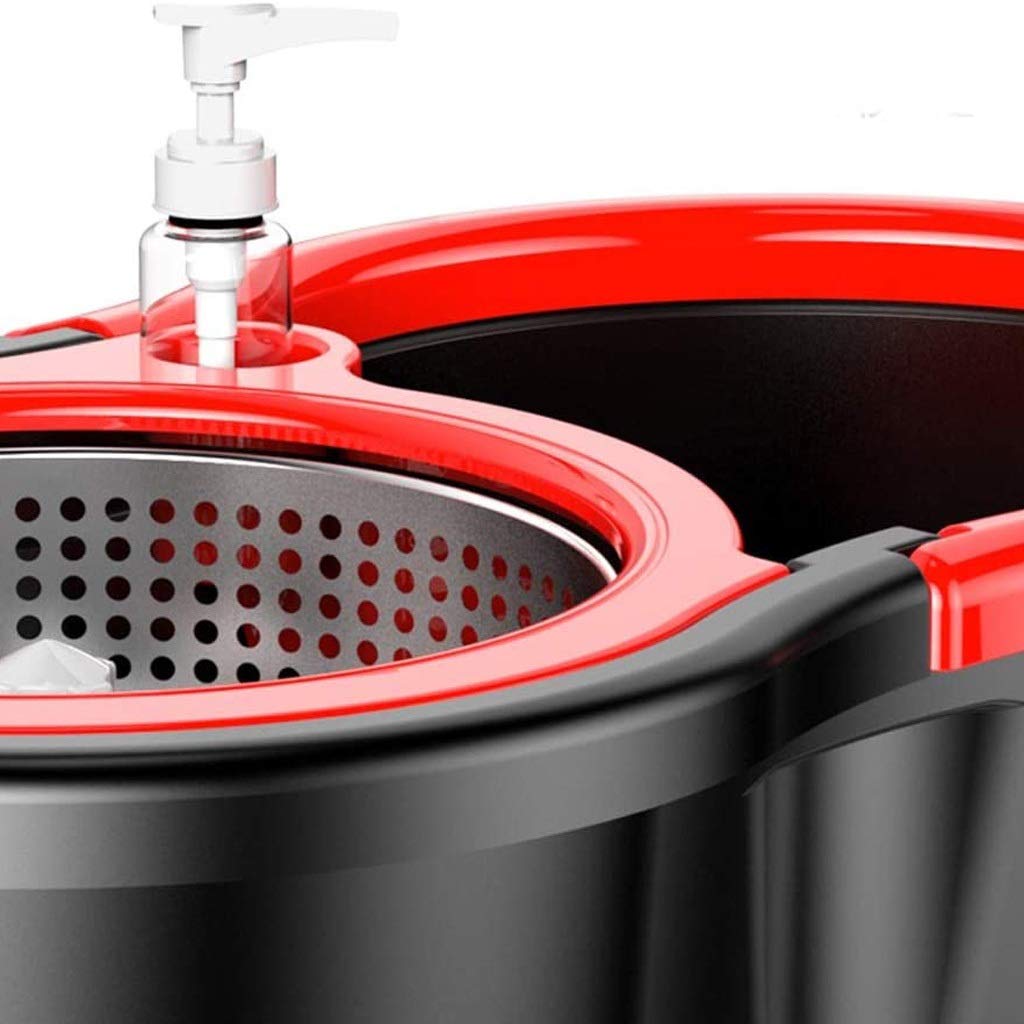Cabezal Giratorio 360, Cabezal Giratorio de Microfibra para fregona de Suelo para ama de Llaves, fregona para Limpieza de Suelos del hogar Vision