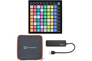 Novation Launchpad X Grid Controller Bundle Launchpad Case USB Hub