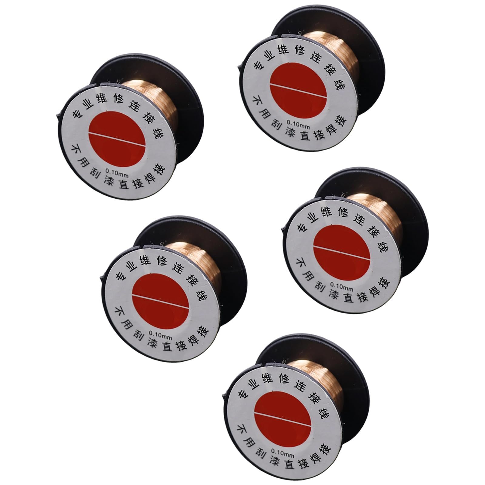 Hdoytxxm Silver 5Pcs Plated Solder Wires Cord Reel For Pcb And Phone Repair Circuit Board Connection Wire