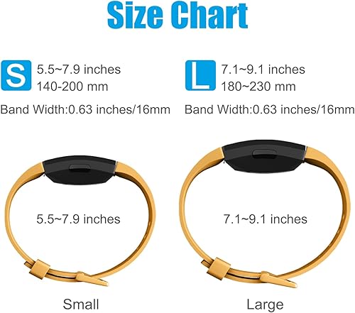 Miniatura 4 de Paquete de 3 correas de repuesto compatibles con Fitbit Inspire HRFitbit InspireFitbit Ace 2Fitbit Inspire 2, accesorio ajustable, pulsera deportiva