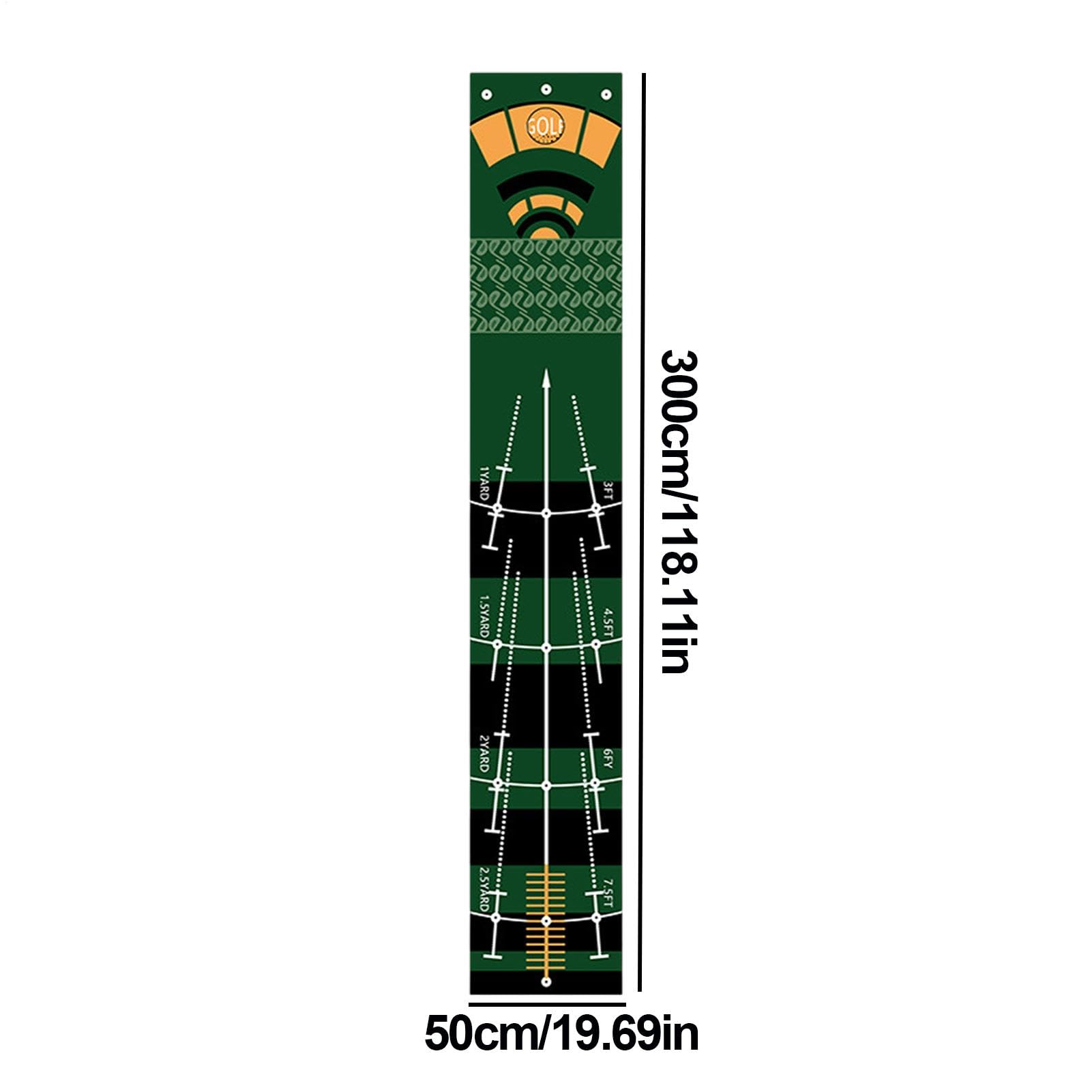 Tapis d'entraînement au Putting, Putting Green en intérieur | Tapis d'entraînement de Golf Portable | Green de Golf d'intérieur, équipement d'entraînement de Golf réutilisable pour viser,