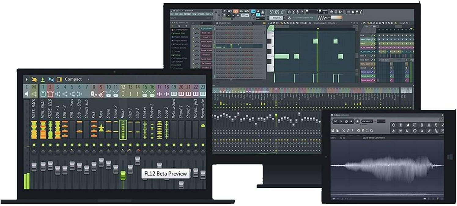 Image Line FL Studio 20 Signature Bundle - DAW Software Every Music Producer Loves - Download Card