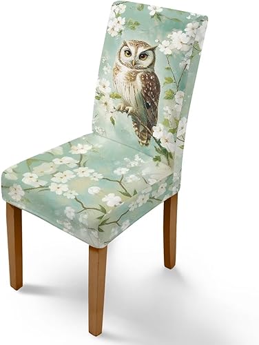 Miniatura 9 de Rnyleeg Red Rose Butterfly Chair Covers for Living Room No Arms Stretch Dining Chair Covers Set of 1 Soft Washable Kitchen Chair Protector Cover