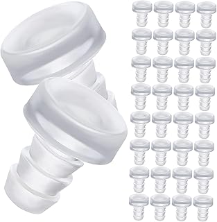 VILLFUL 200 pcs Anti-Collision Anti-collisions Transparent Bumpers Cabinet with Mm Door Stoppers Table Bumper for Furniture Patio Clear Drawers Stem Stop PVC Rubber Buffers Doors