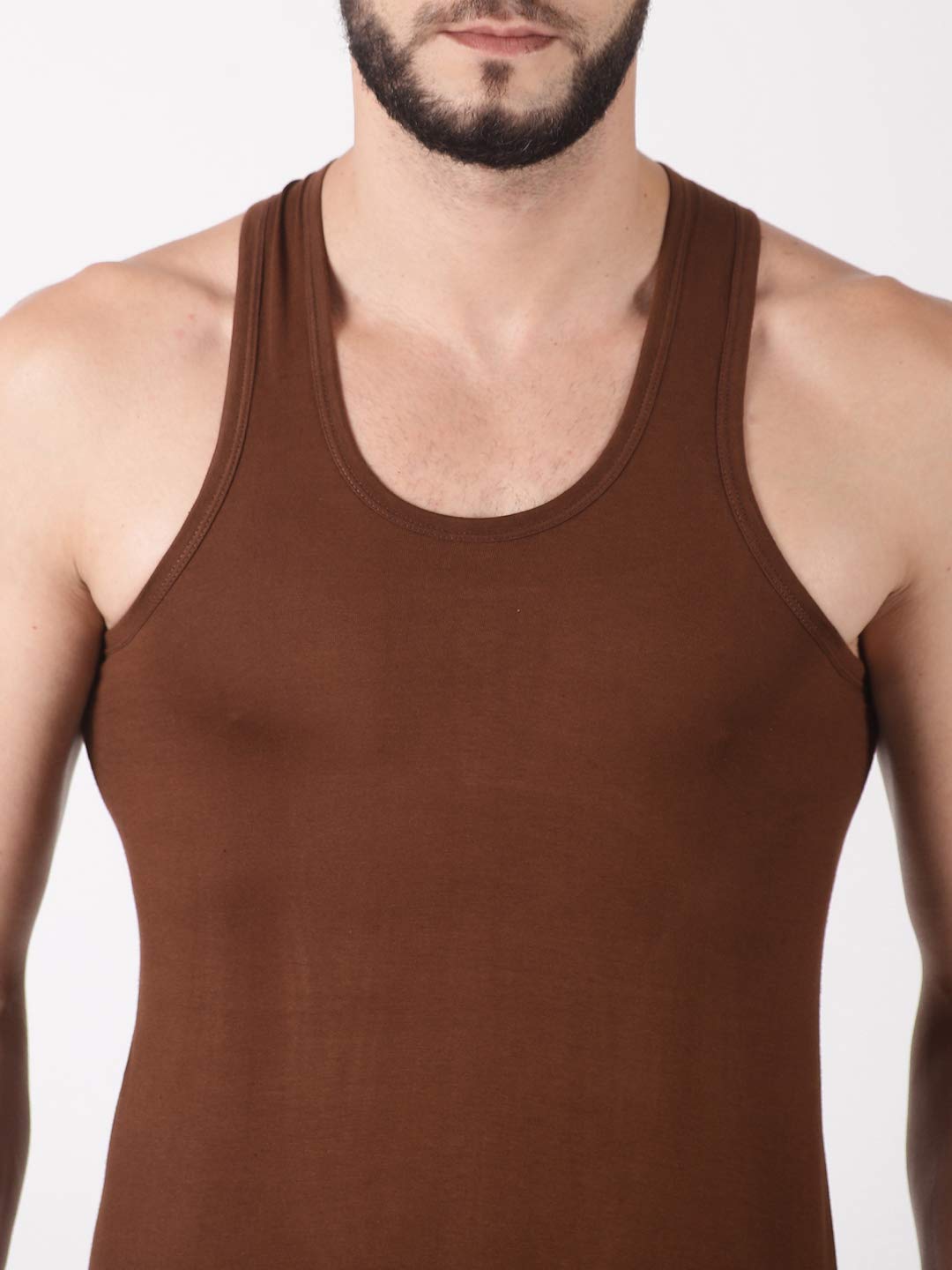 Dollar Lehar Combed Cotton Men's Pack of 3 Multicolour Vest - Image 4 thumbnail