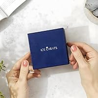 Vista 6 de Pendientes de aro medianos redondos de plata de ley 925 con circonita cúbica de 0.079 in, Plata de ley Plata, Circonia cúbica