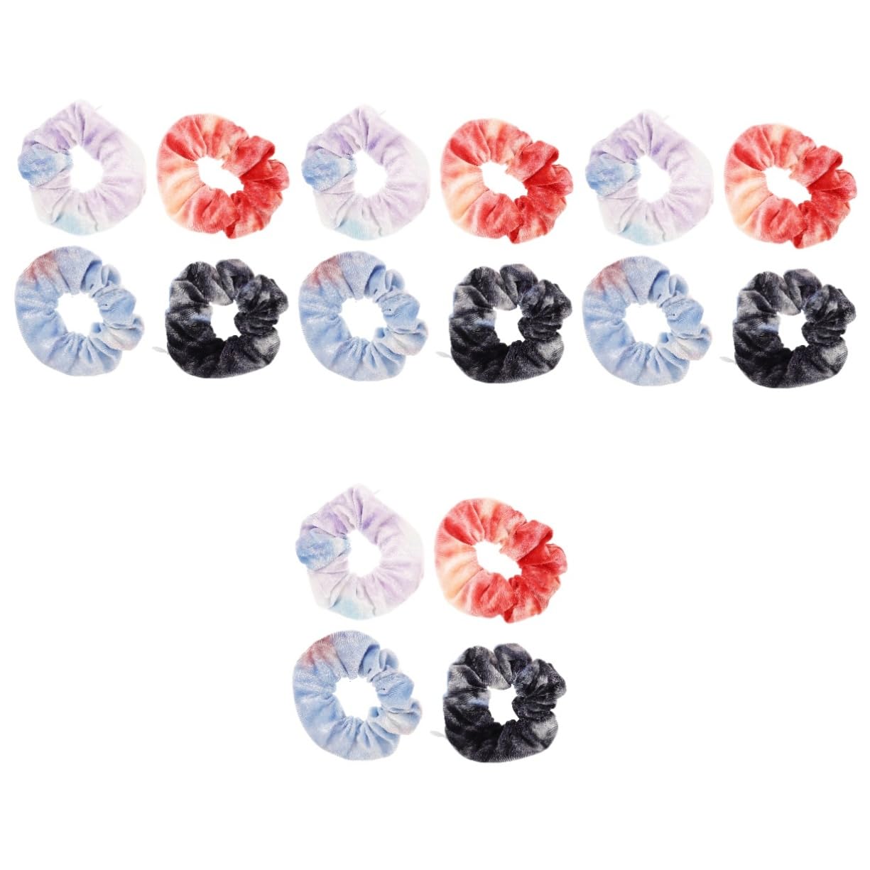 FRCOLOR 16 Stk Farb Haarring Haarschmuck Scrunchie Mit Tasche Haargummi Aus Satin Reißverschluss-scrunchie Haare Zeug Haargummis Mit Reißverschlusstasche Taschen-scrunchie Haarseile Stoff