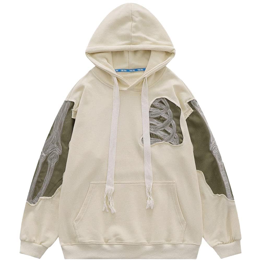Men's Fashion Pullover Hoodie Sweatshirt Fleece Y2K Harajuku Hip Hop Streetwear Casual Sw…