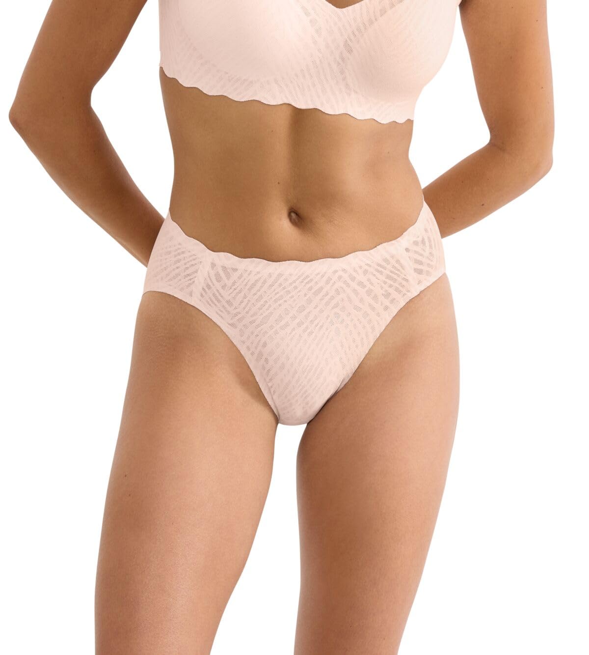 Sloggi ZERO Feel Bliss High Leg Brief Puff Pink Pink XS - 8