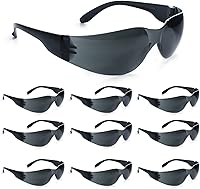 Vista 10 de amoolo Gafas de seguridad transparentes a granel de 24, gafas protectoras para hombres y mujeres, ANSI Z87.1, protección ocular resistente a