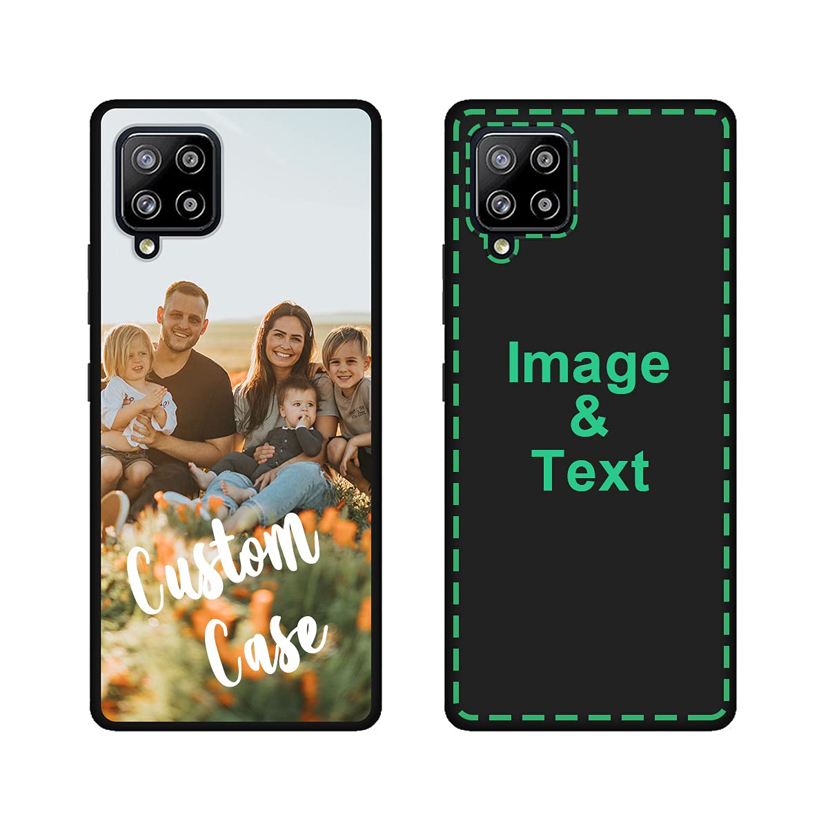 WOWTIFY Custom Phone Case for Samsung Galaxy A42 5G, Personalized Photo Phone Cases Customized Gift for Birthday Xmas Valentines Friends Her Him,