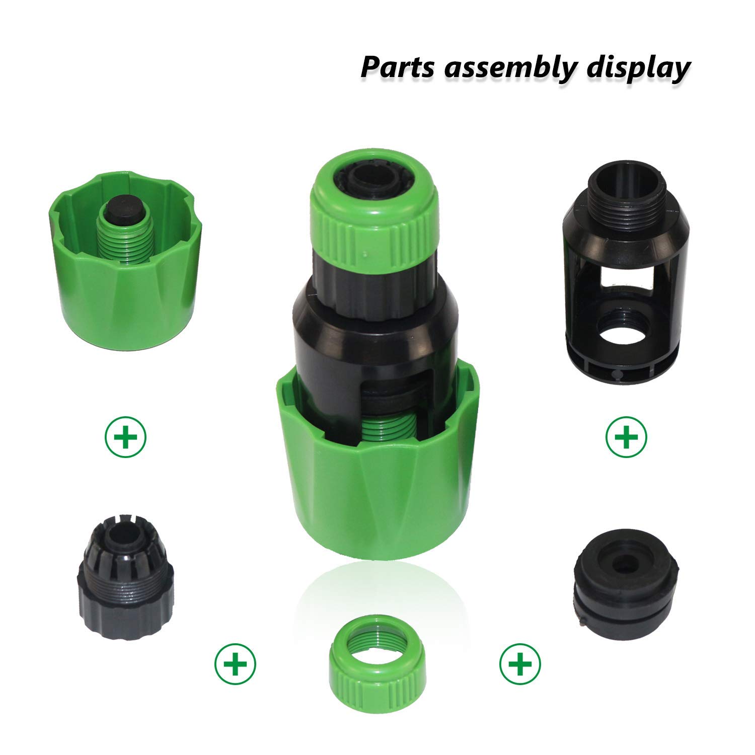 Zsroot 2 Pack Water Tap Adapter Connector,Adjustable Kitchen Mixer