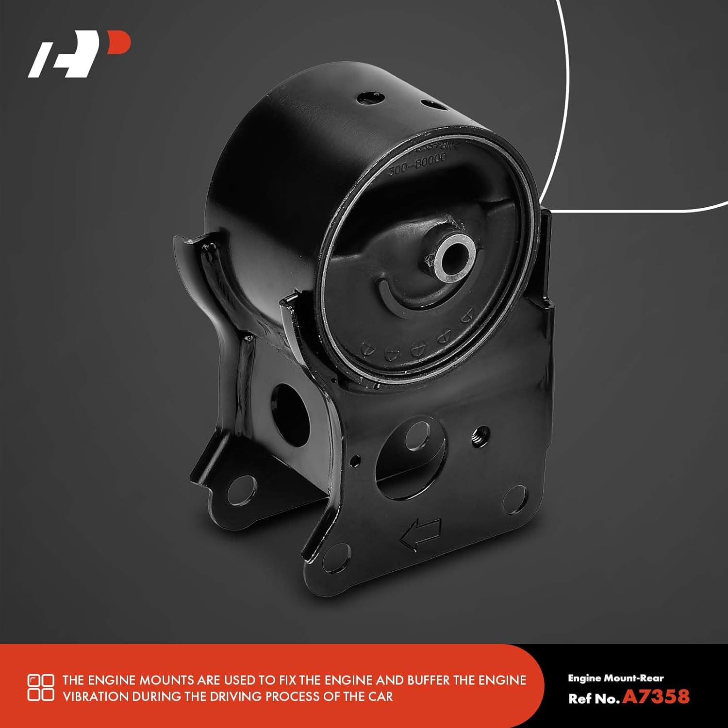 A-Premium Front and Rear Engine Motor Mount Kit Compatible with Nissan Altima 2002-2006, Murano 2003-2007, Maxima 2004-2006, Quest 2004-2009, 3.5L, 2-PC Set, Replace# 112708J110, 113205Z000