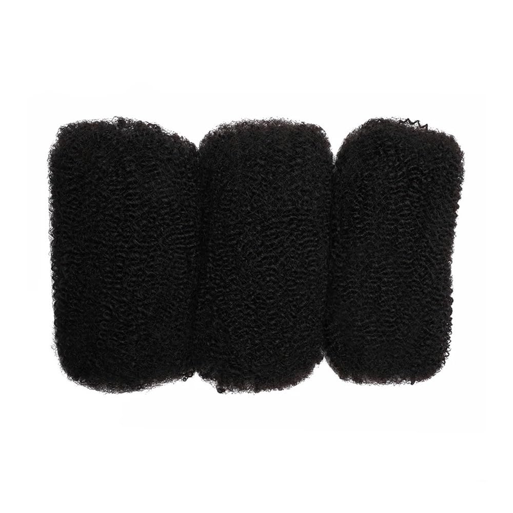 Afro Kinkys prawdziwe włosy w dużych ilościach, 50 g/opakowanie, do mini twistów, warkoczy, Micro Locs, Repair Locs i przedłużenia dredloków (imbir, 40 cm)