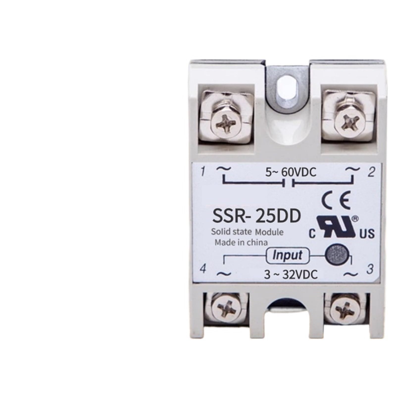 Relais statique SSR-25 DD 25A 3-32V CC pack de 10 pour contrôle de température - 3