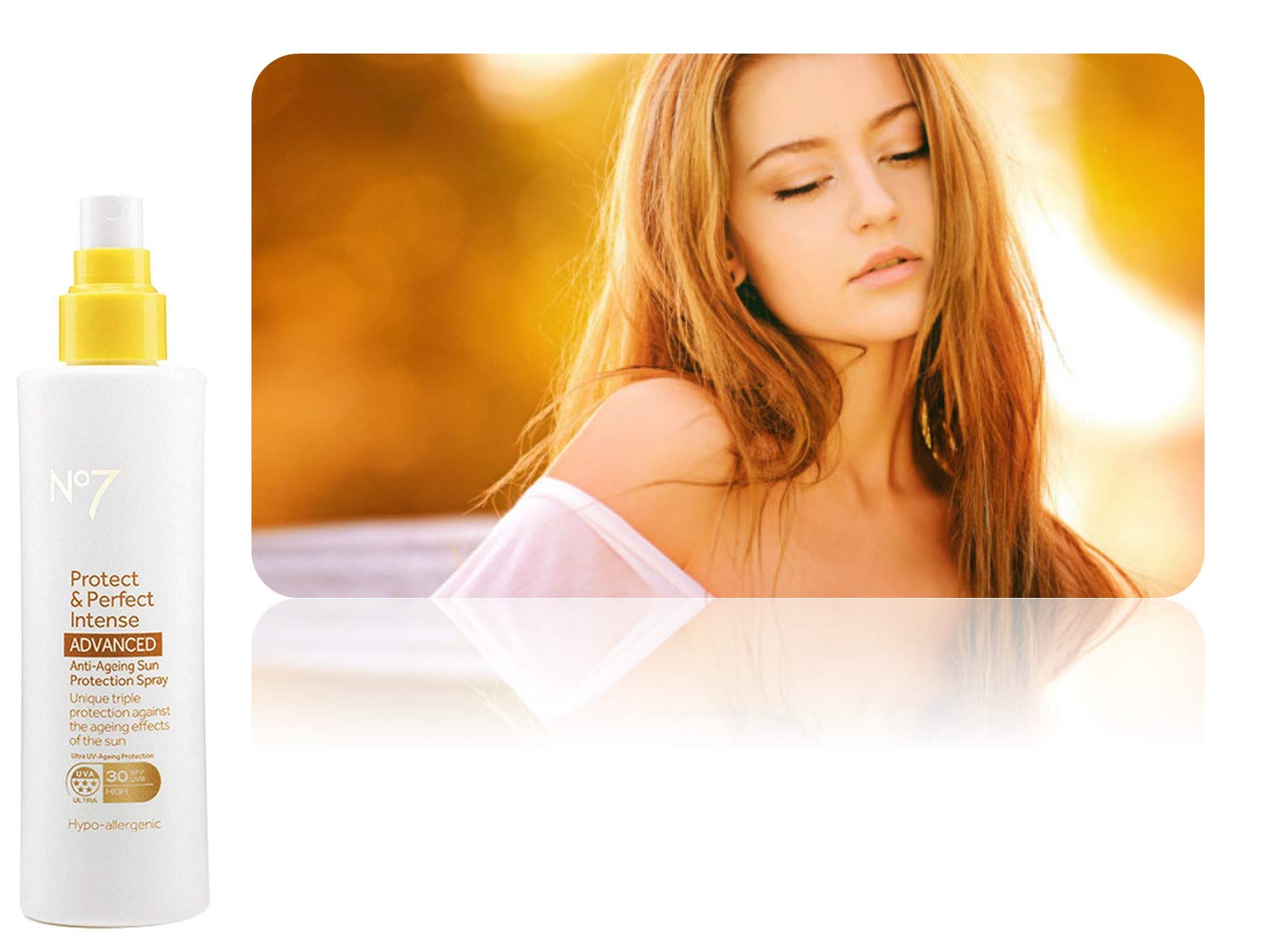 No7 Protect & Perfect Intense Advanced Anti-Aging Sonnenschutzspray LSF 30, 200 ml