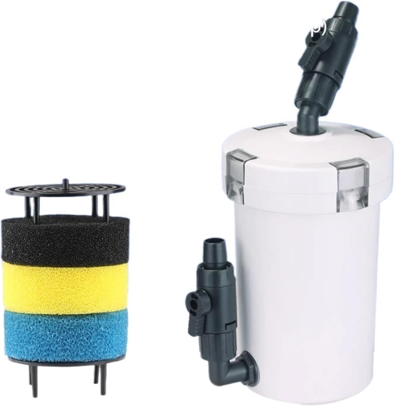 Aquarium Filter Ultra-Quiet External Aquarium Filter Bucket HW-602/603 HW-602B/603B LW-602/603 LW-602B/603B Fish Tank Pump(HW-602)