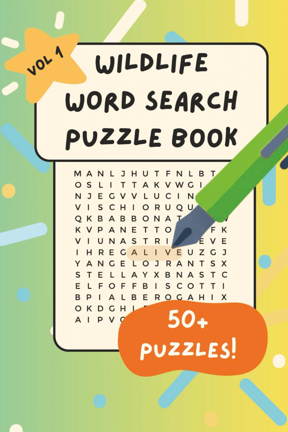 Wildlife Wordsearch Puzzle Book: Cozy & Fun Word Search Collection for Vocabulary Practice, Relaxation and Stress Relief with over 50 Puzzles, European Edition
