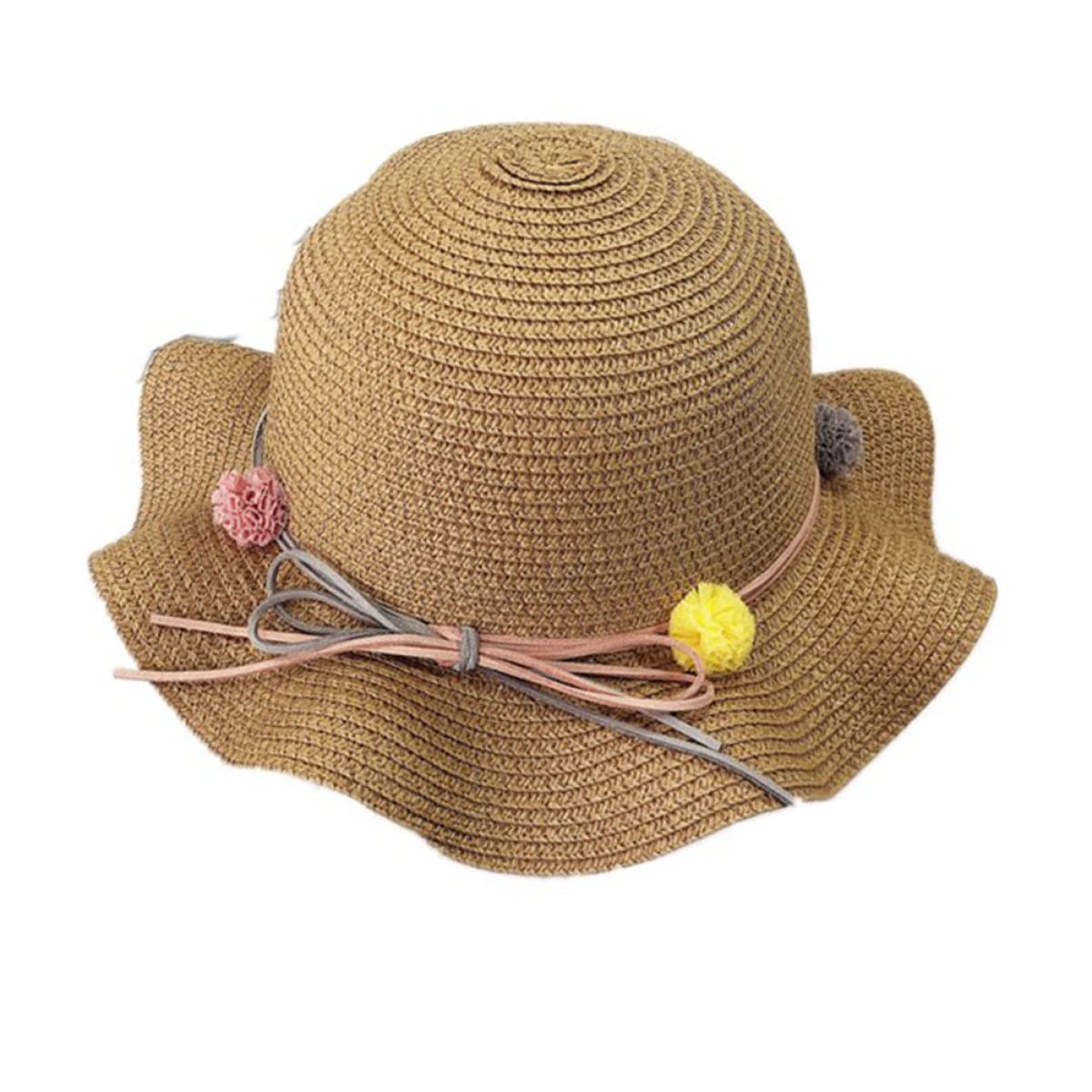 SOIMISS 2st Strandtasche Strohhandtaschen Mit Reißverschluss Rattan Geldbörse Klein Gewebte Umhängetasche Strandhut Große Krempe Sonnenhut Kleinkind Kinder Hölzern Kopfbedeckung Baby