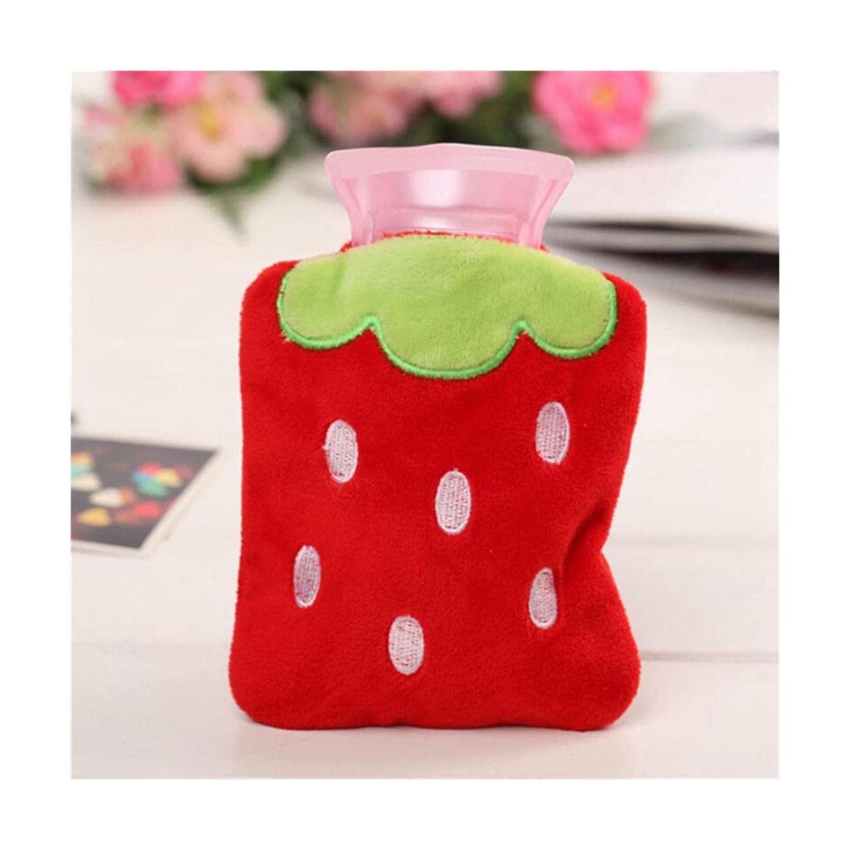 Mini botella de agua caliente Cozy Cartoon de 150 ml, lindo calentador de manos para niños, hombres y mujeres