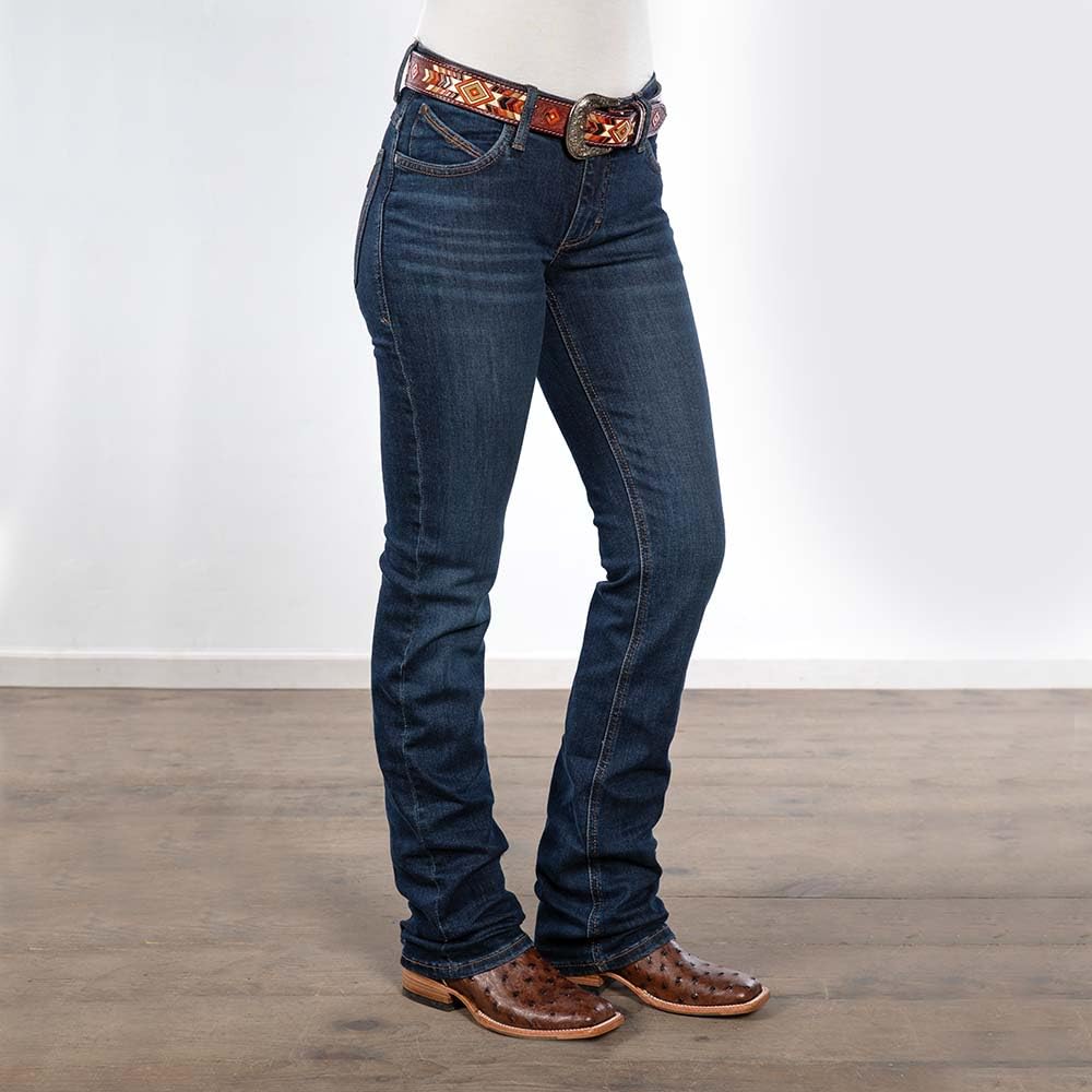 Wrangler Willow Mid Rise Performance Waist Boot Cut Ultimate Riding Jean - Jeans Mujer