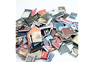 20Pcs Dollhouse Magazine Book Novels for 14, 16, 18, 20, 22 Inch Dolls