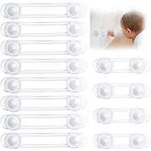Vinabo Baby Cabinet Block, Child Safety Cabinet Door Window Baby Safety Child Safety Drawer Fridge, Home Safety Guard 4+8 Pack