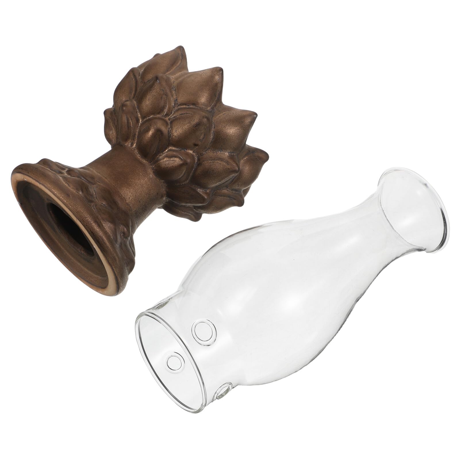 Tybetańska Mosiężna Lampa Naftowa Uchwyty Na Podgrzewacze W Kształcie Lotosu Lampa Naftowa W Stylu Retro Dekoracyjny Świecznik Tybetański Uchwyt Na Lampę Naftową Latarenka