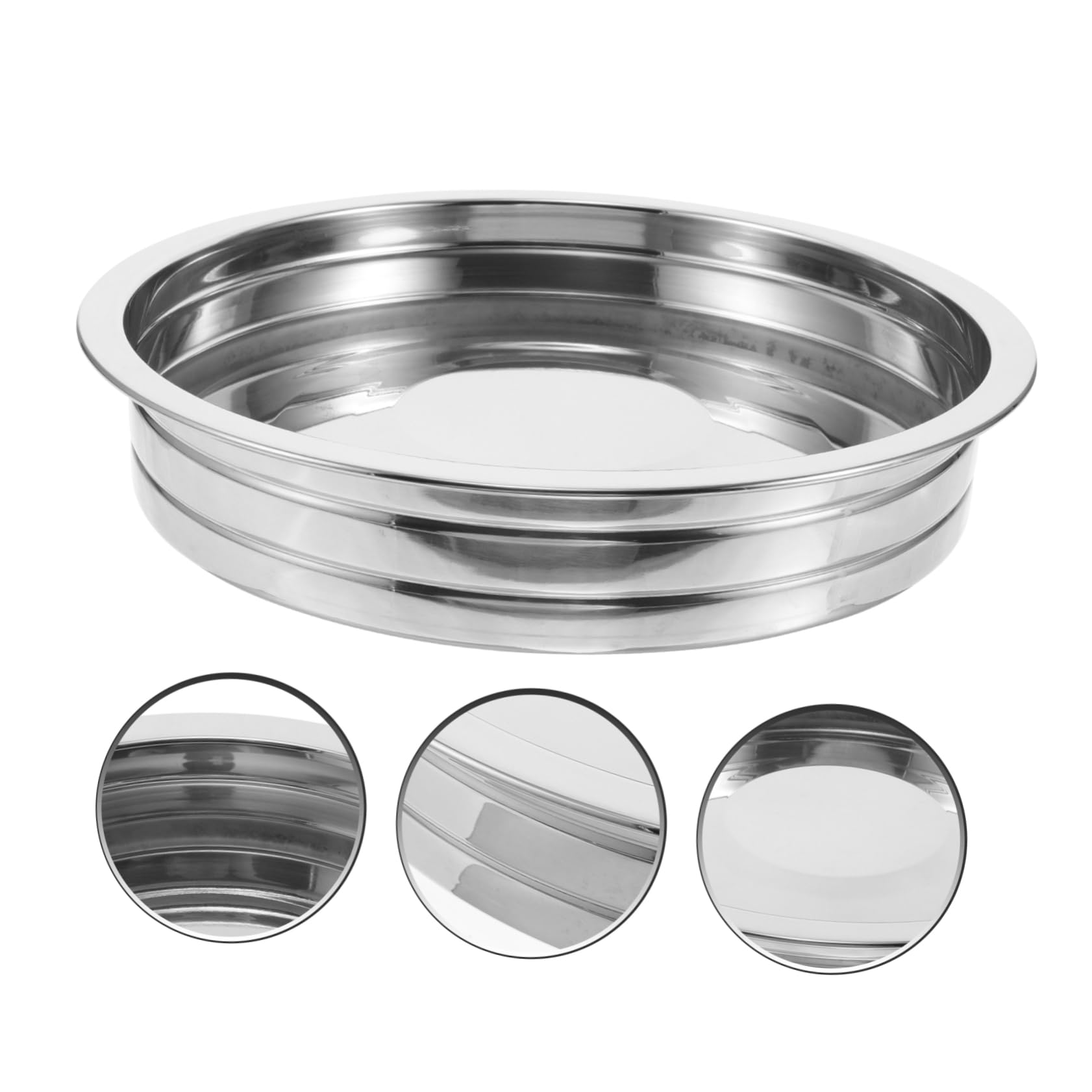 ULTECHNOVO Edelstahlplatte Zum Backen Kuchenform Aus Edelstahl Kuchenplatte Für Party Kommunionteller Aus Metall Praktische Kuchenform Für Dekoration