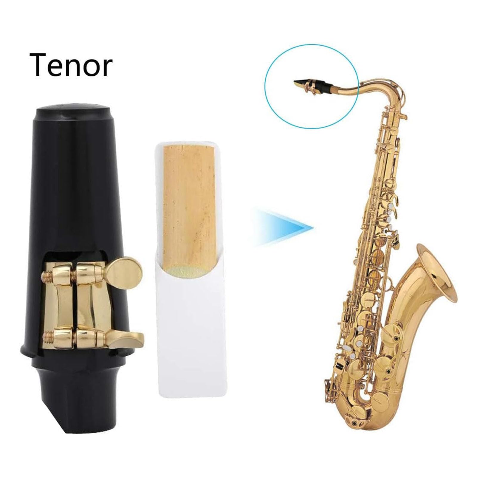 Amazon.com: TUOREN 27 Pieces Tenor Saxophone Mouthpiece Kit