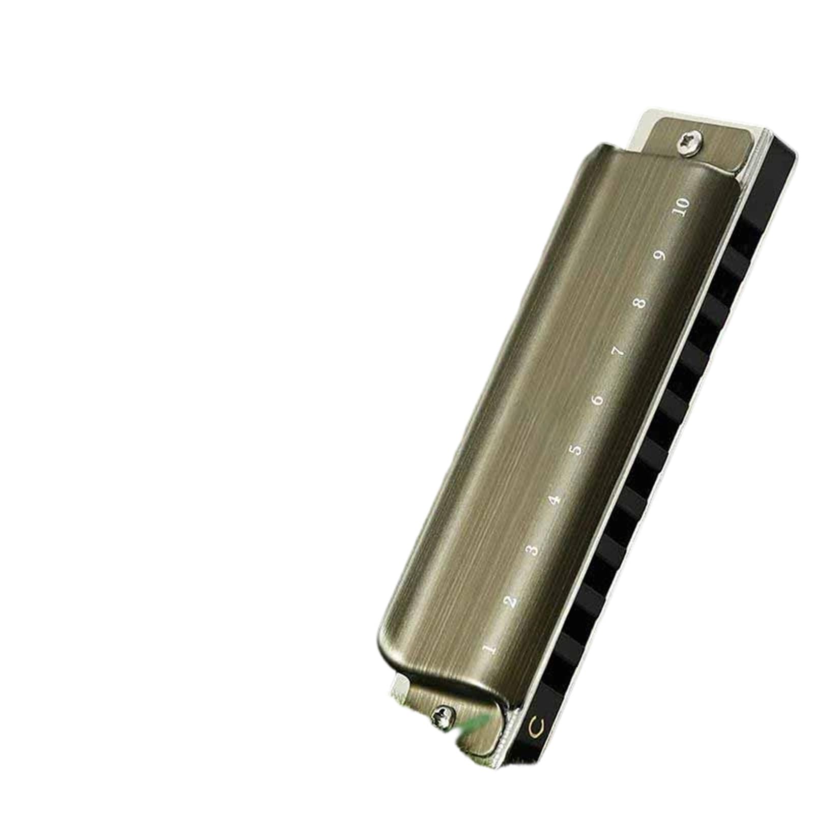 Armonica Armonica Blues A 10 Fori In Do Con Custodia Scala Diatonica Adatta A Musicisti Professionisti E Principianti(3/4)