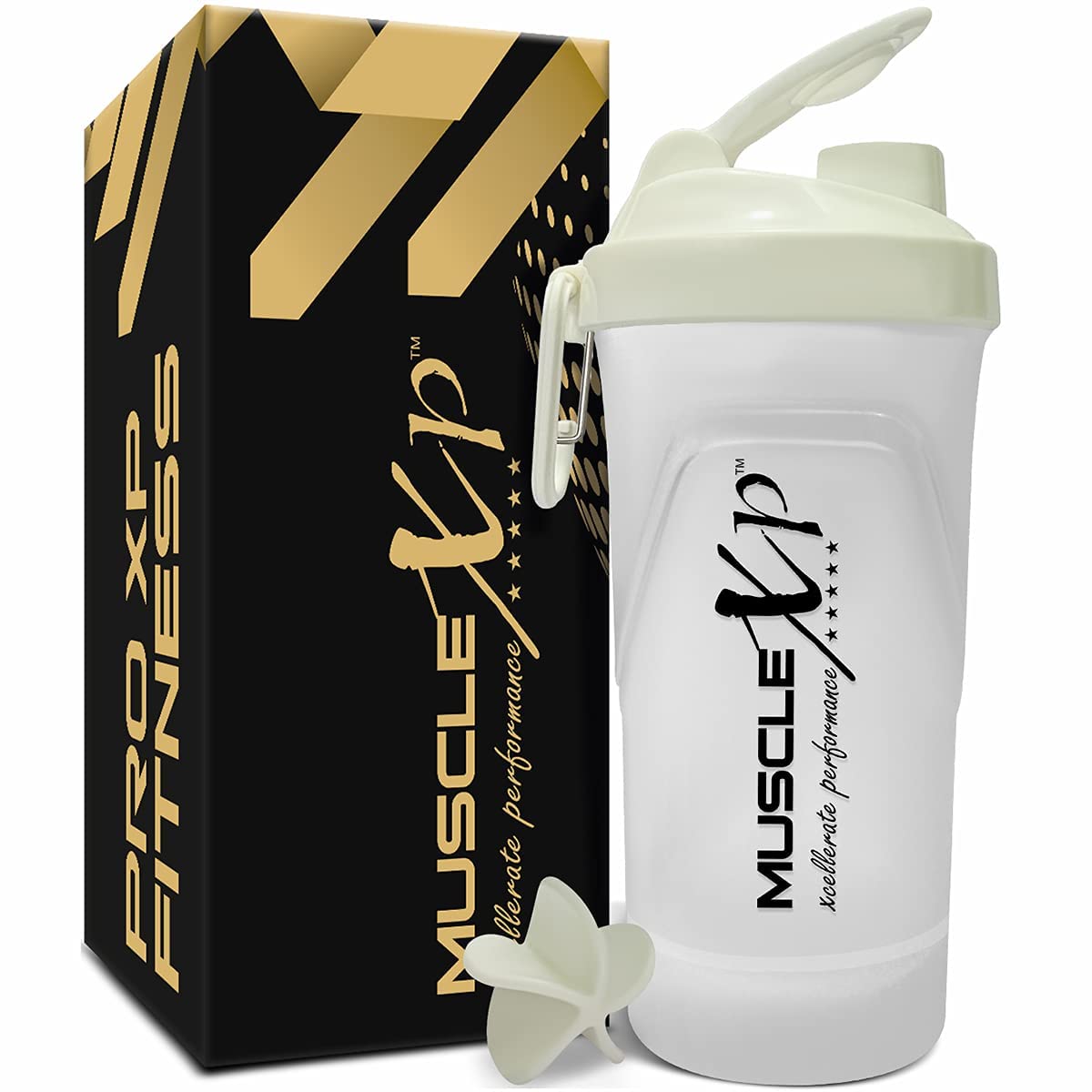 MuscleXP Gym Shaker PRO XP Fitness Shaker Blender 700 ml, For Protein, Pre Workout and BCAAs