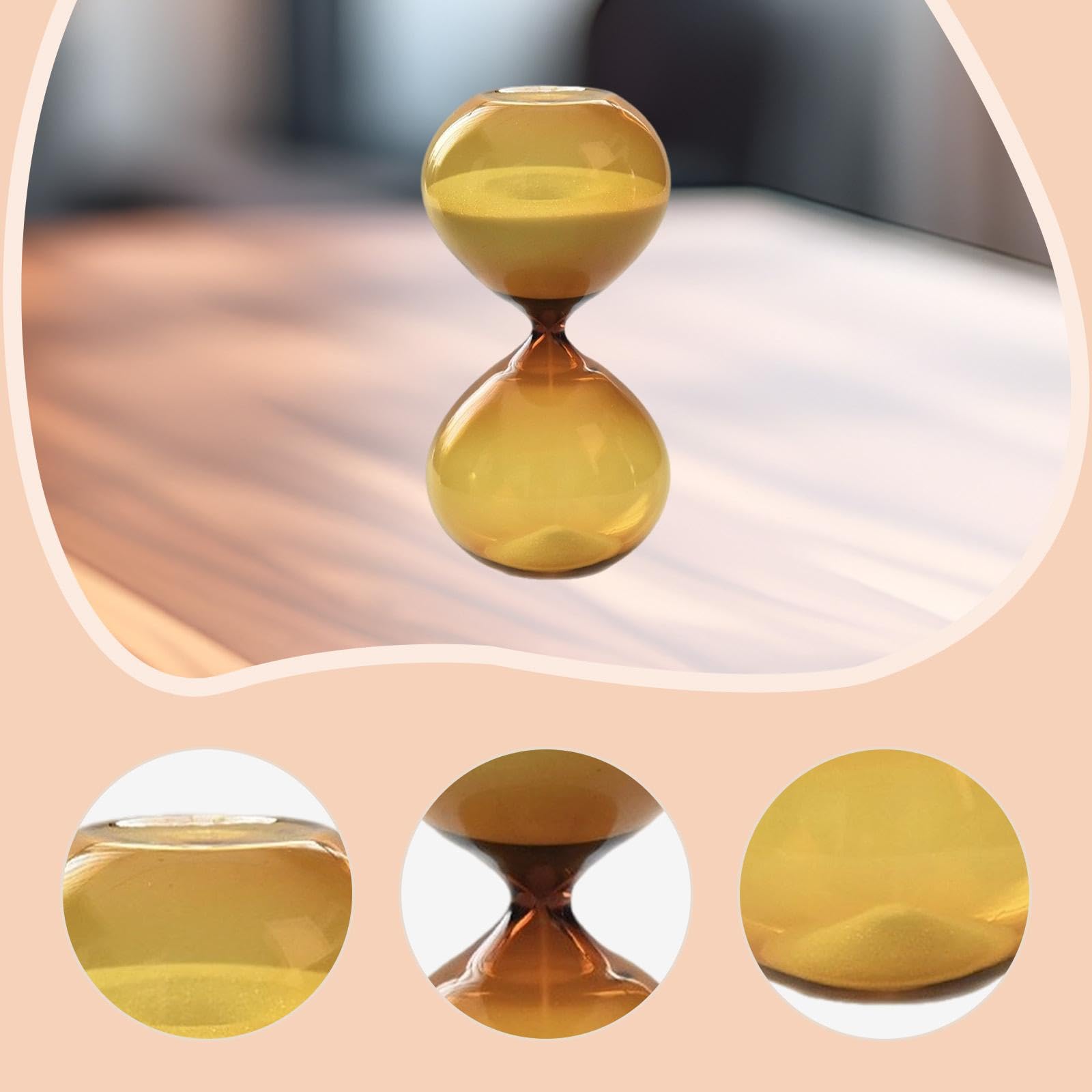 Ornamento Artigianato Sabbia Timer per Lettura Regalo Brushing Cafe Compleanno Regalo, 15 Minuti