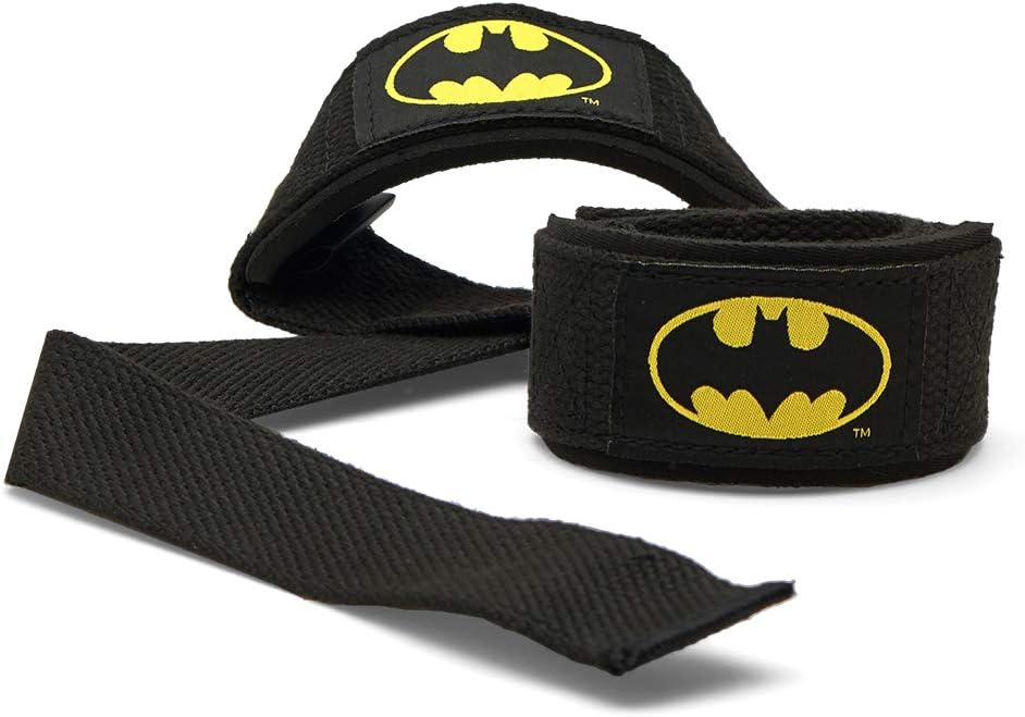 Performa Premium Padded Weight Lifting Straps - Batman