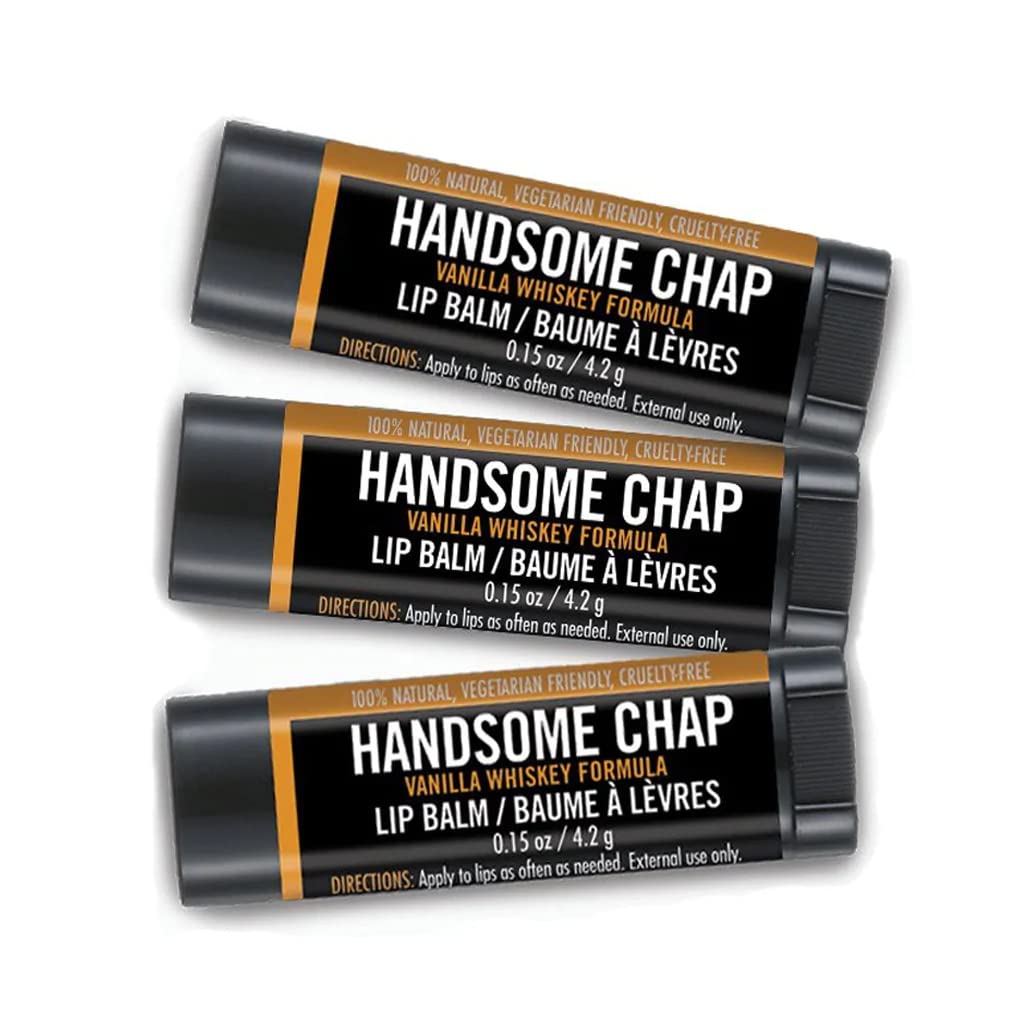 Walton Wood, 3 Pack Lip Balm: (Handsome Chap)