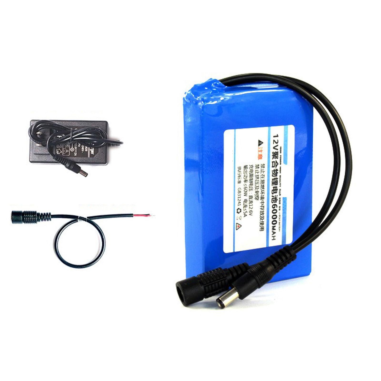 Amazon | WILLQ 12V ポリマーリチウム電池パック 6Ah 8Ah 10Ah 12Ah