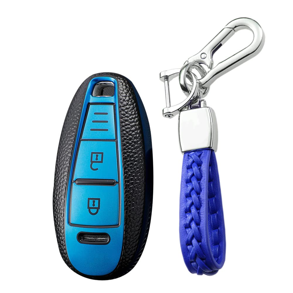 TPU Car Key Case Cover Shell Fob per Suzuki Vara Swift Ignis Kizashi SX4 Baleno Ertiga Samurai S-Cross portachiavi  34