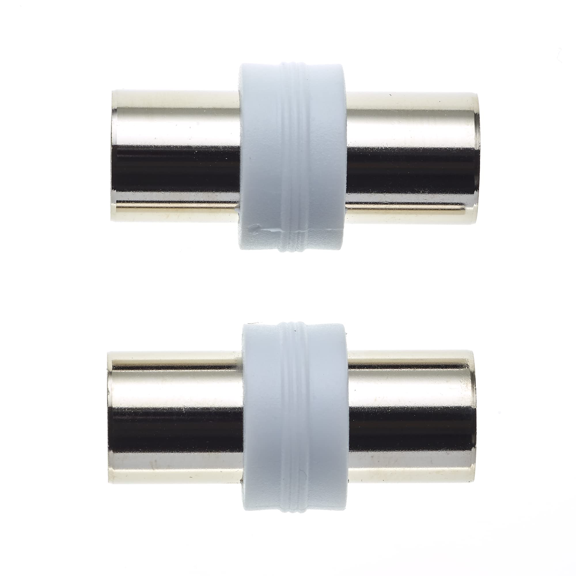 Keple Adattatore Spina Coassiale TV - Adattatore Connettore A Barilotto Convertitore Per Antenna Satellitare FM Cavo Coassiale - Confezione Da 2