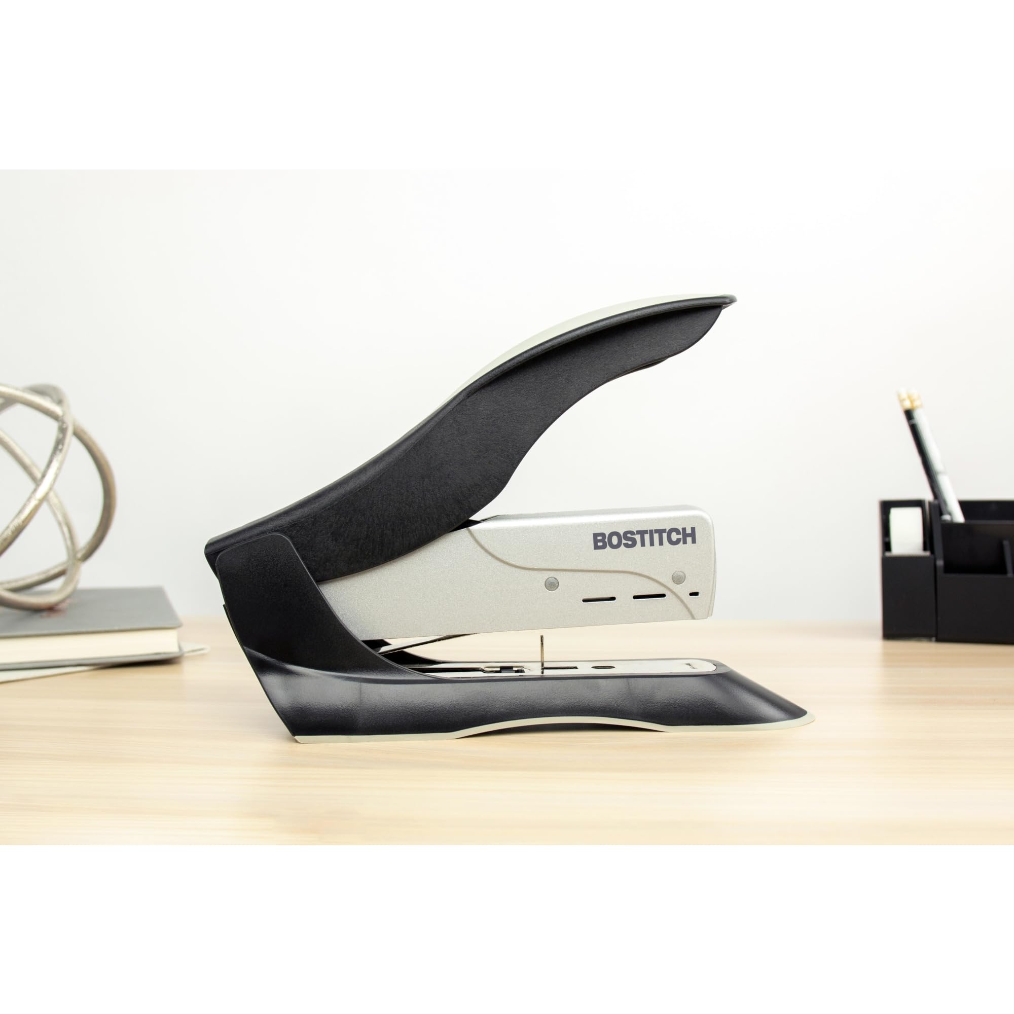 Stapler Heavy-Duty, pojemność 100 sztuk, czarny/srebrny