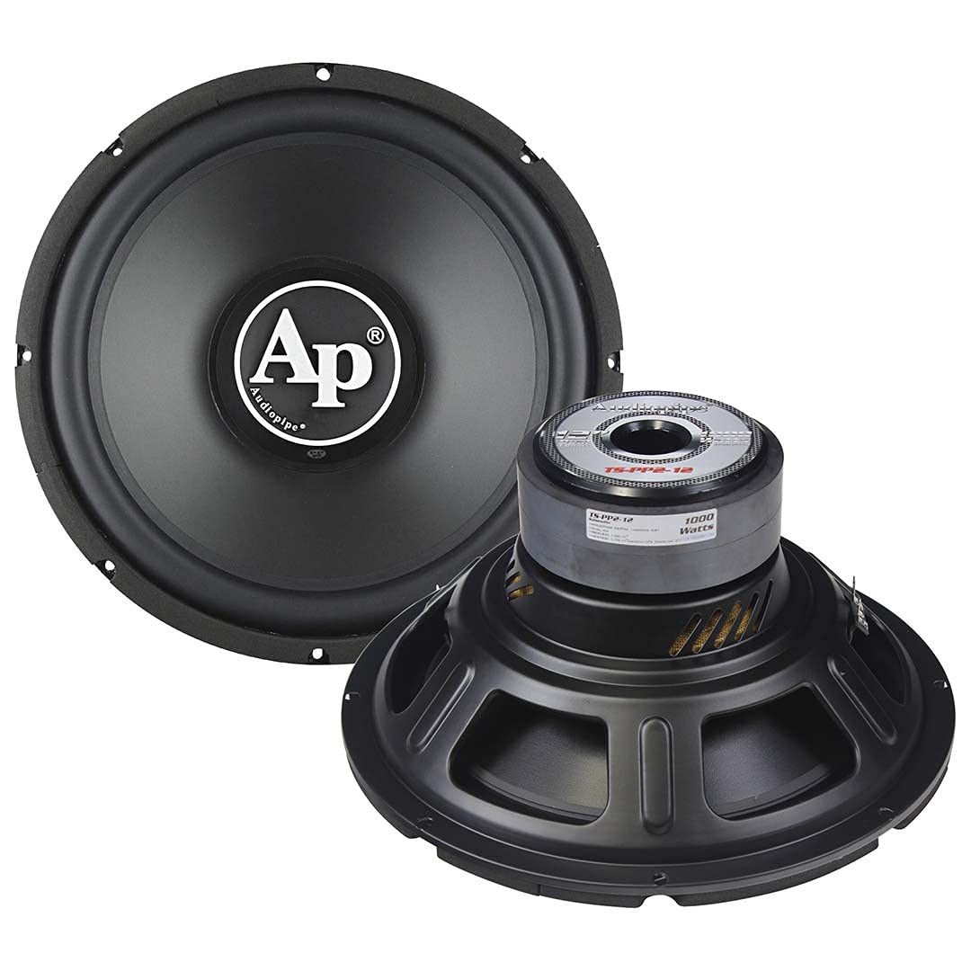 Amazon.com: Audiopipe 12” Car Subwoofer (TS-PP2-12), Single 4 ohms