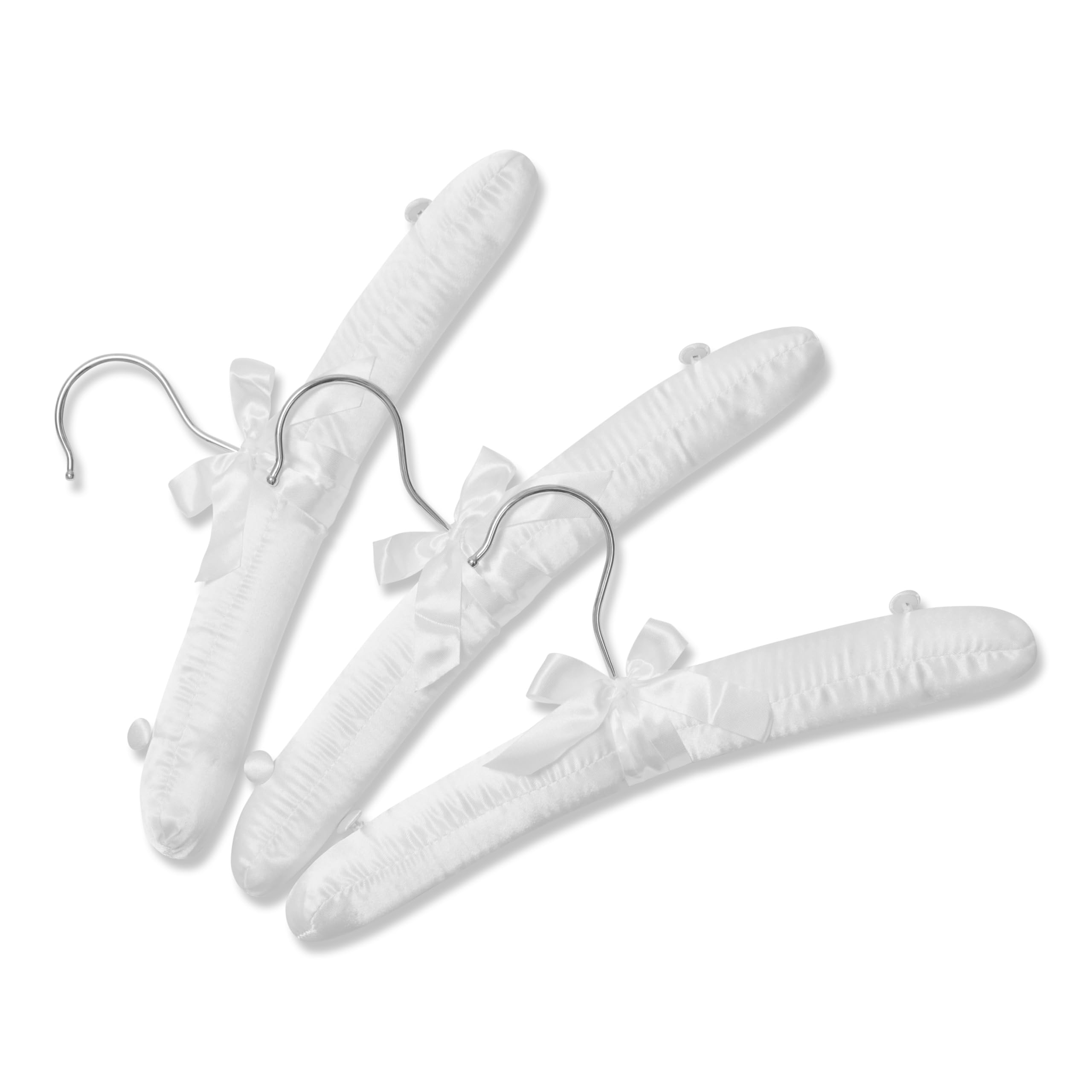 The Hanger Store 5 Kids Satin Soft Padded Coat Hangers, 30cm