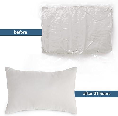 Miniatura 10 de Paquete de 2 almohadas pequeñas de bebé para viajes, 11 x 7 pulgadas, almohada pequeña con etiqueta de nombre, almohada pequeña para niños que