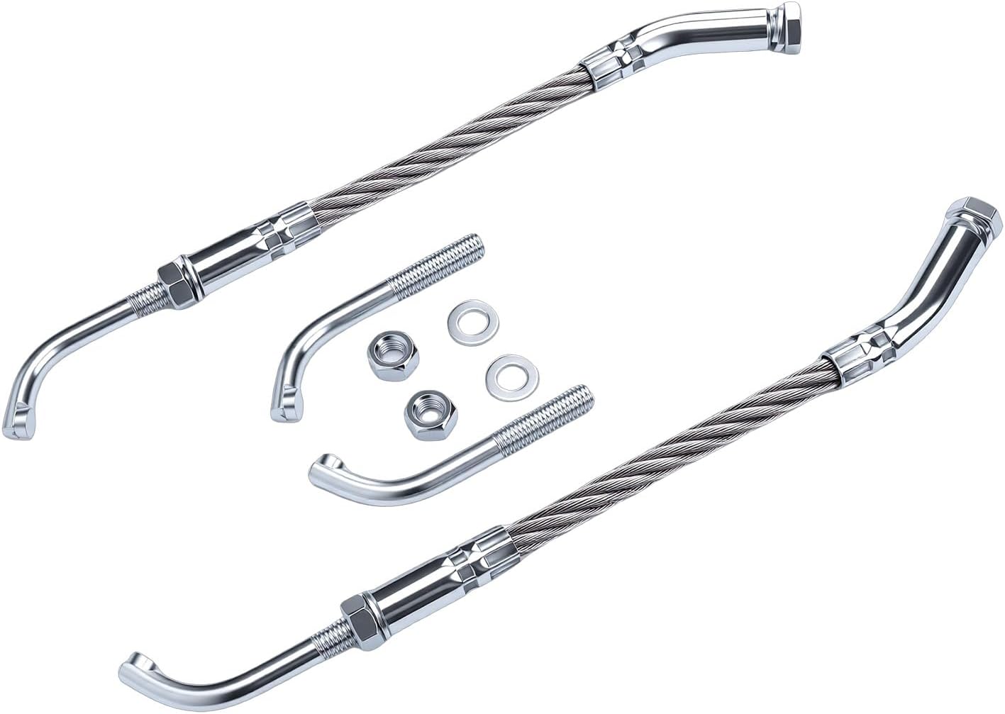 Universal Snowmobile Ice Scratchers | 2-Piece Set for Enhanced Traction, Fits Reverse & NonReverse Gears
