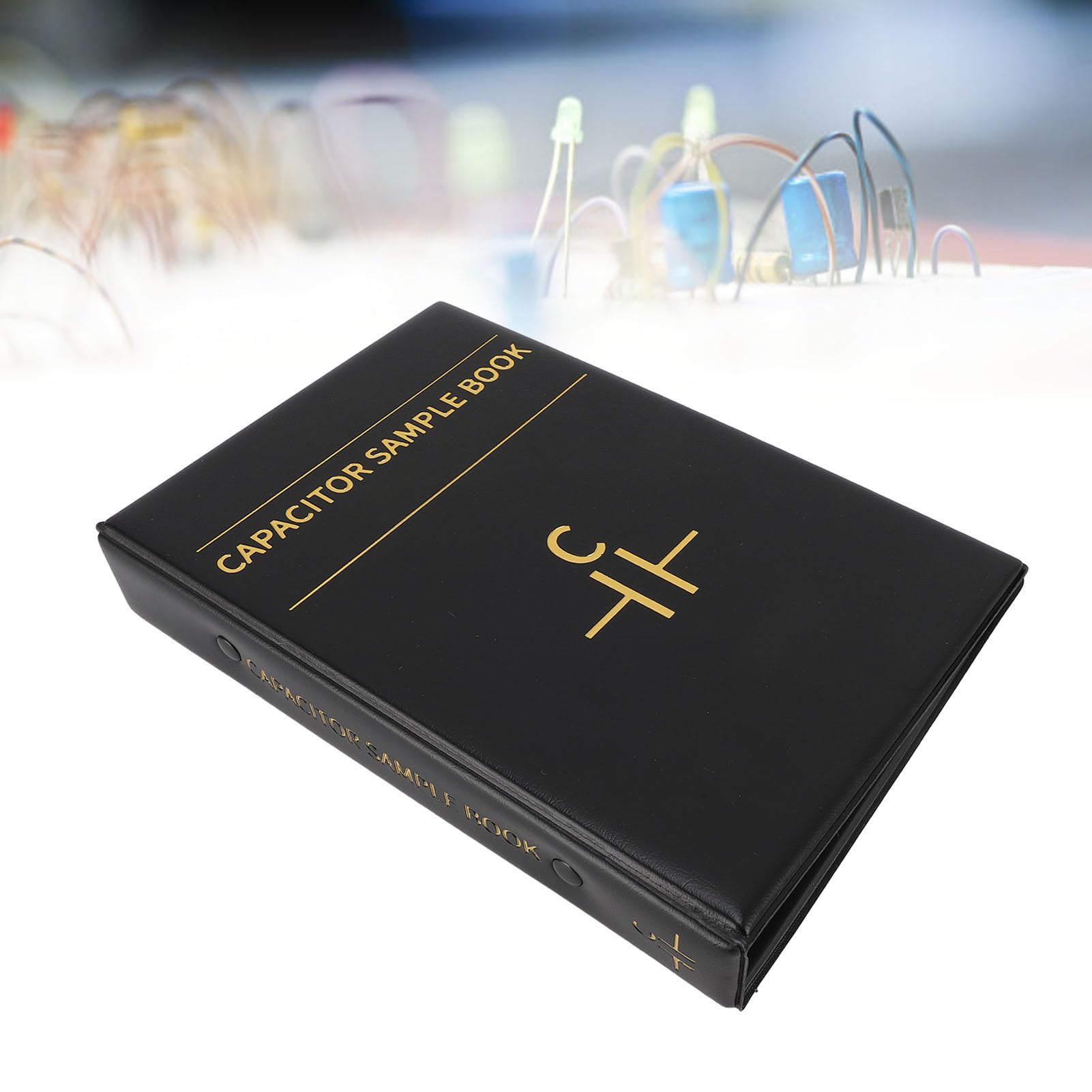 0201 Libro campioni di condensatori SMD, libro campioni di componenti elettronici di valore 84, kit di assortimento di condensatori in plastica nera per professionisti o