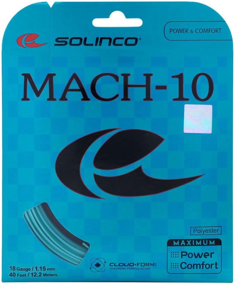 Solinco Mach-10 18 Gauge 1.15mm Tennis String Set 40'