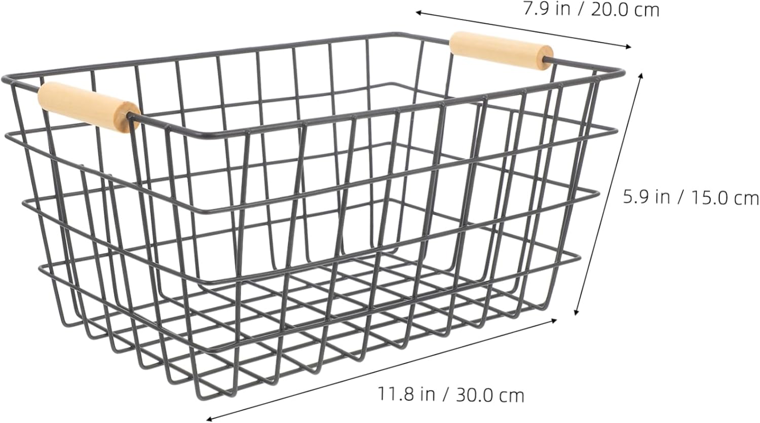 2pcs Metal Organizer Basket Large Small Storage Containers Stylish Iron Art for Snacks Toys and Sundries Random Colors for Home Organization