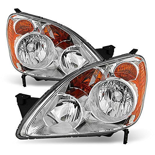 ACANII - For 2005-2006 Honda CRV [Japan Built Model] Headlights Headlamps Assembly Replacement Driver + Passenger Side