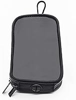 Vista 5 de Naysku Bolsa de tanque de motocicleta, soporte magnético para teléfono con conector para auriculares, bolsa transparente para tanque, bolsa