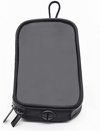 Miniatura 5 de Naysku Bolsa de tanque de motocicleta, soporte magnético para teléfono con conector para auriculares, bolsa transparente para tanque, bolsa de