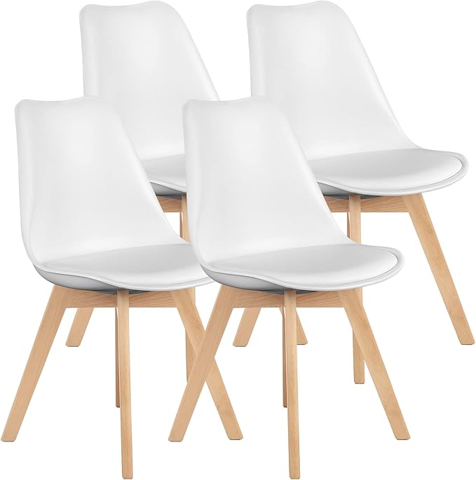 OLIXIS Dining Chairs Set of 4 MidCentury Modern Dinning